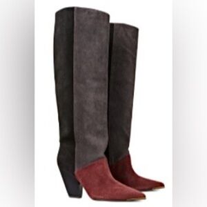 ‼️RARE‼️🎸Tory Burch🎸🔥Lila Corblock Knee High Boot—8